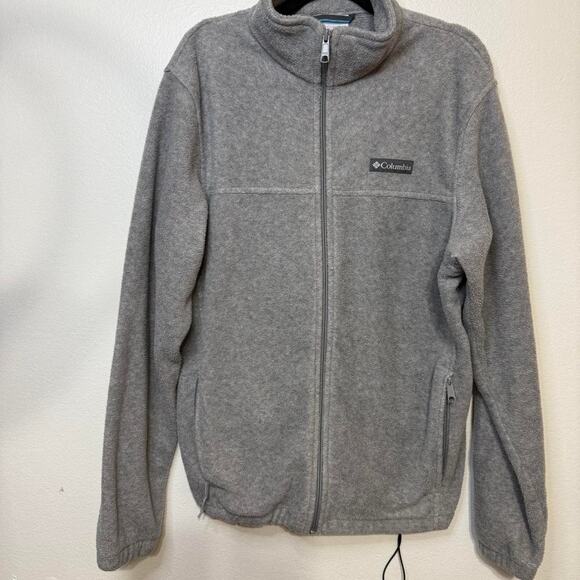 Columbia Full Zip Gray Fleece Jacket Size M - Picture 5 of 8